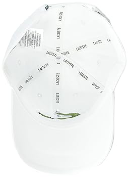 ジョコビッチ　LACOSTE ホワイトキャップ ONE SIZE ジョコビッチ LACOSTE ホワイトキャップ ONE SIZE ラコステ